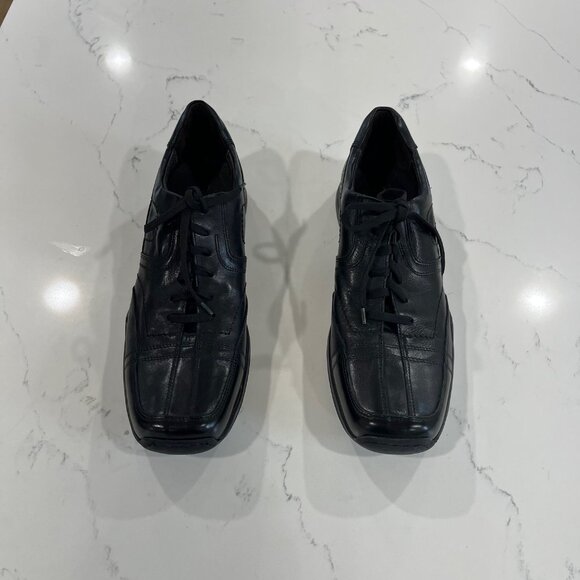 Calderone Made in Italy all leather Men Shoes Size 44 Preppy Style